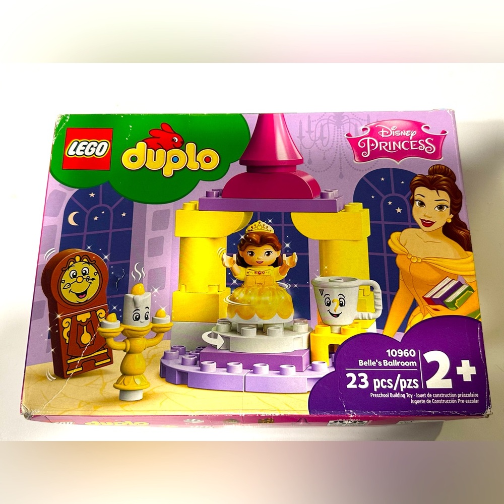 LEGO DUPLO Disney Princess Belle's Ballroom Set - Yellow and Purple